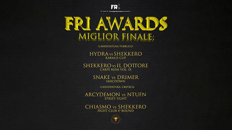 Awards Freestyle 2020: Le migliori finali
