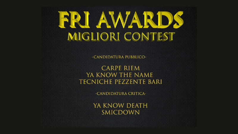 Awards Freestyle 2020 – I migliori contest